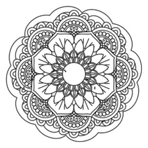 Brandmalerei Motive Mandala